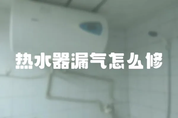 熱水器漏氣怎么修