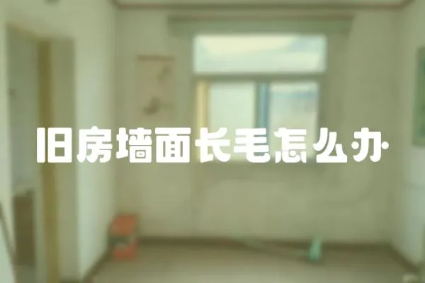 舊房墻面長毛怎么辦