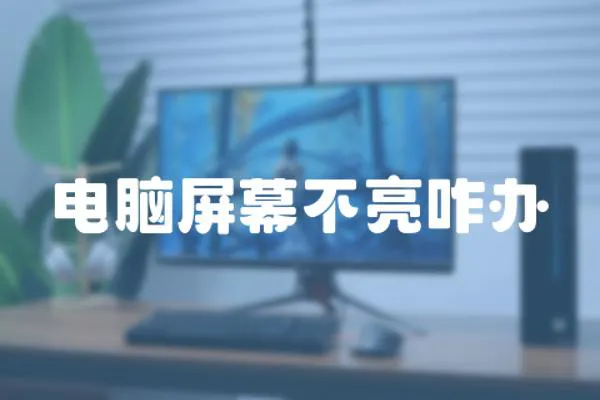 電腦屏幕不亮咋辦