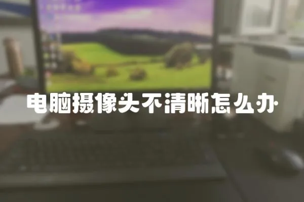 電腦攝像頭不清晰怎么辦