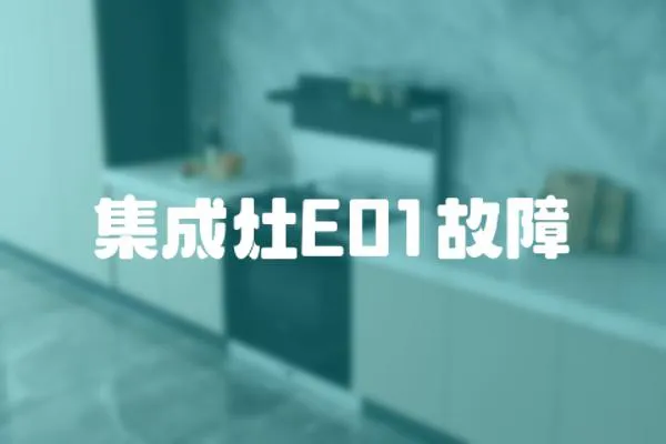 集成灶E01故障