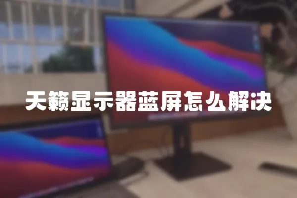 天籟顯示器藍(lán)屏怎么解決