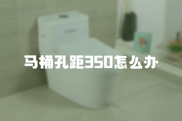 馬桶孔距350怎么辦