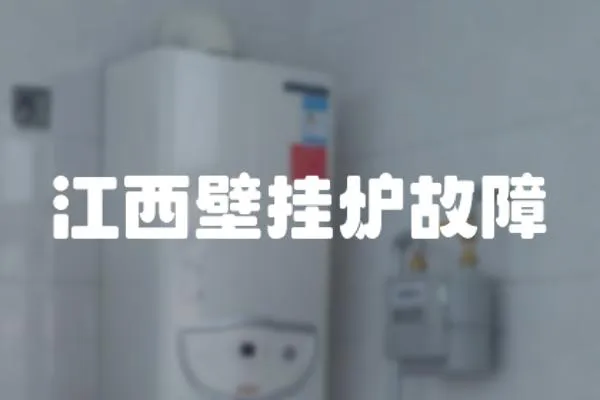 江西壁掛爐故障