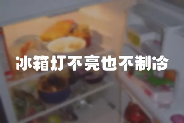 冰箱燈不亮也不制冷