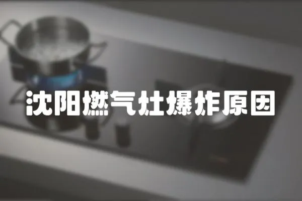 沈阳燃气灶爆炸原因