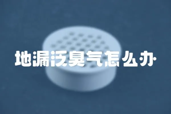 地漏泛臭氣怎么辦
