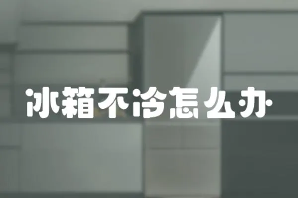 冰箱不冷怎么辦