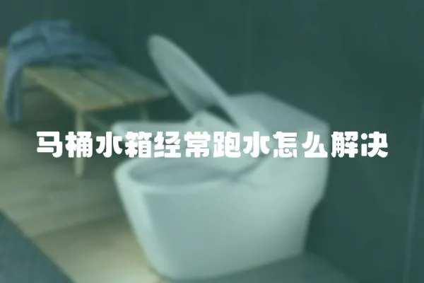 馬桶水箱經常跑水怎么解決