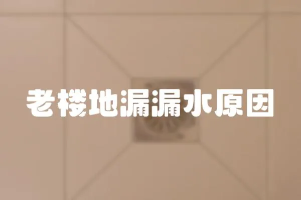 老樓地漏漏水原因