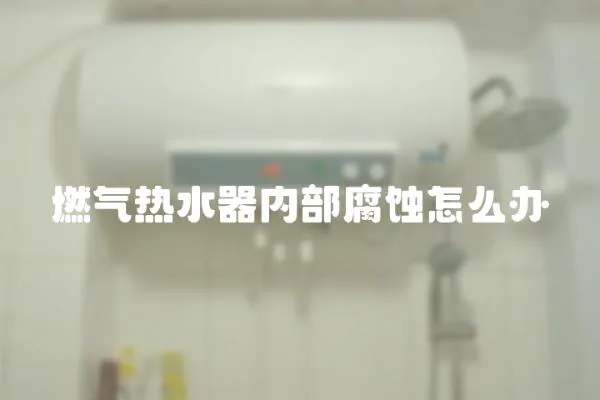 燃氣熱水器內部腐蝕怎么辦