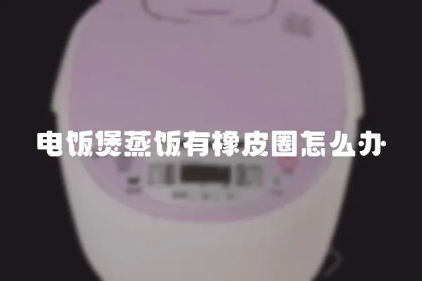 電飯煲蒸飯有橡皮圈怎么辦