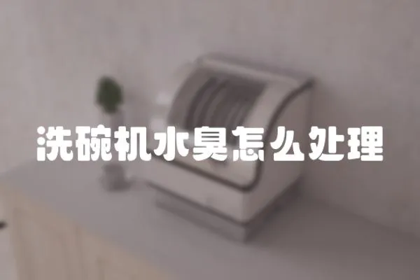洗碗機水臭怎么處理