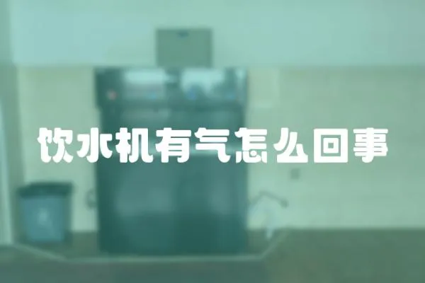 飲水機有氣怎么回事