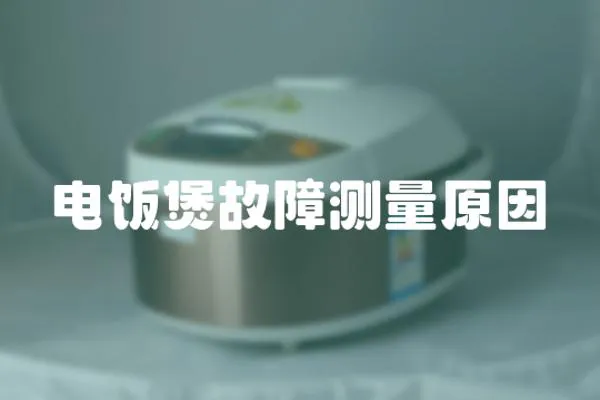 電飯煲故障測量原因