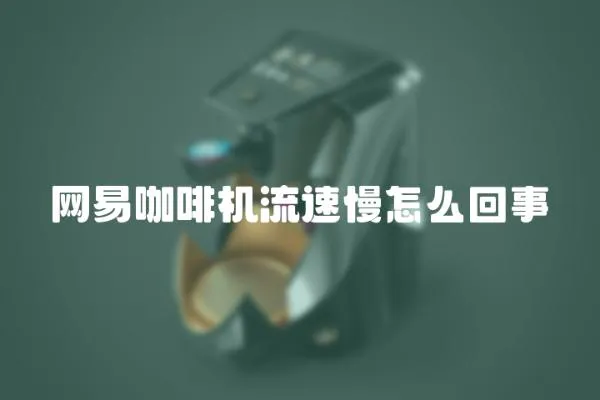 網易咖啡機流速慢怎么回事