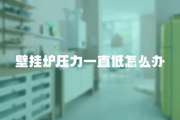 壁掛爐壓力一直低怎么辦