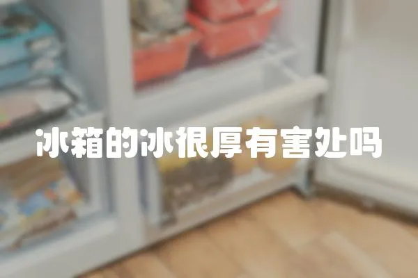 冰箱的冰很厚有害處嗎