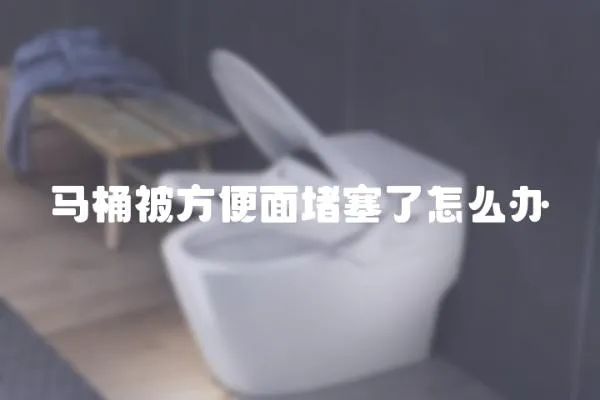 馬桶被方便面堵塞了怎么辦
