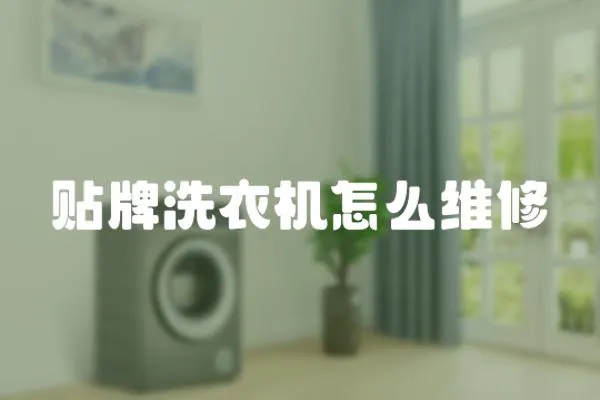 貼牌洗衣機(jī)怎么維修