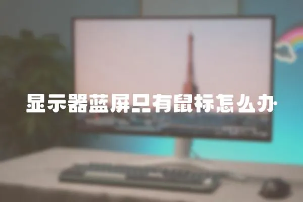 顯示器藍屏只有鼠標怎么辦