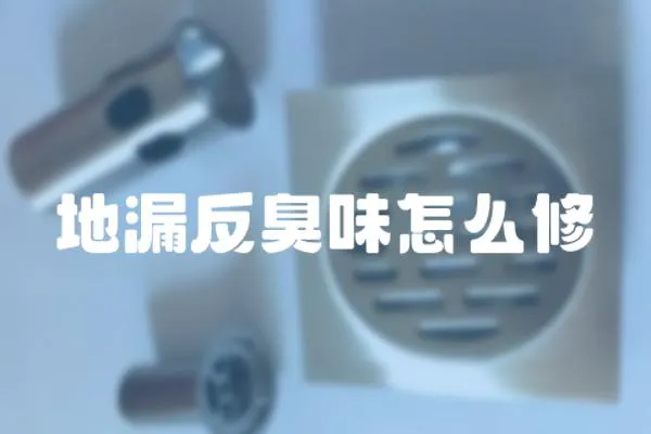 地漏反臭味怎么修