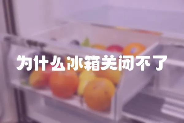 為什么冰箱關閉不了