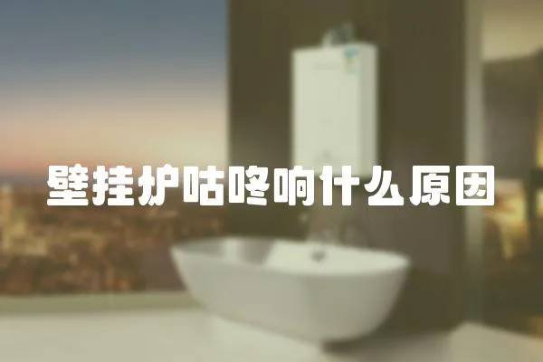 壁掛爐咕咚響什么原因