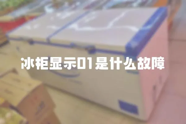 冰柜顯示01是什么故障