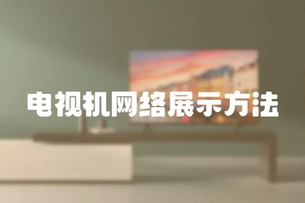 電視機網絡展示方法
