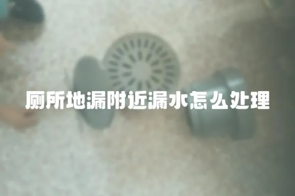 廁所地漏附近漏水怎么處理