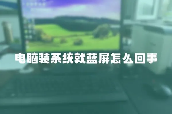 電腦裝系統就藍屏怎么回事