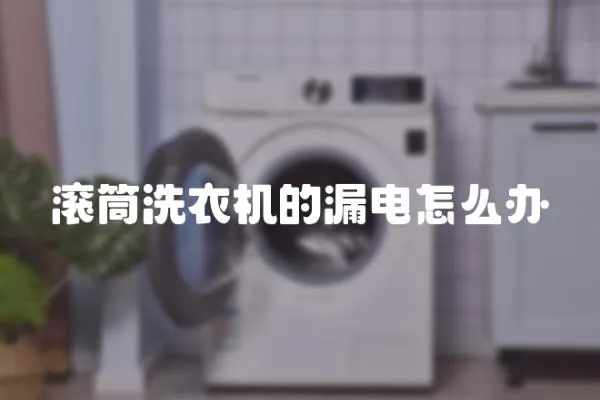 滾筒洗衣機(jī)的漏電怎么辦