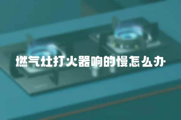 燃?xì)庠畲蚧鹌黜懙穆趺崔k