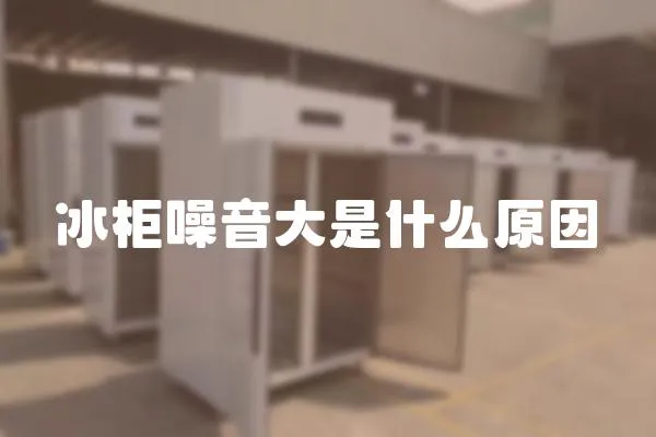冰柜噪音大是什么原因