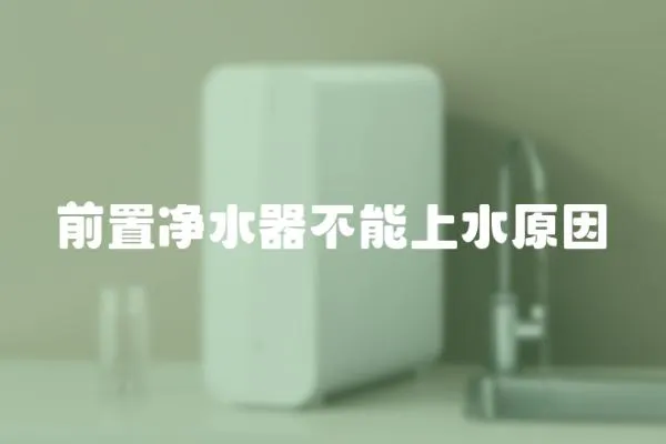 前置凈水器不能上水原因