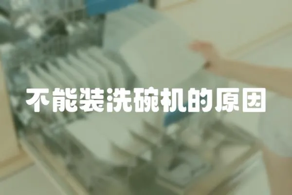 不能裝洗碗機的原因