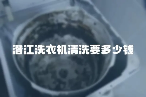 潛江洗衣機清洗要多少錢