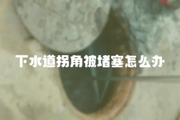 下水道拐角被堵塞怎么辦