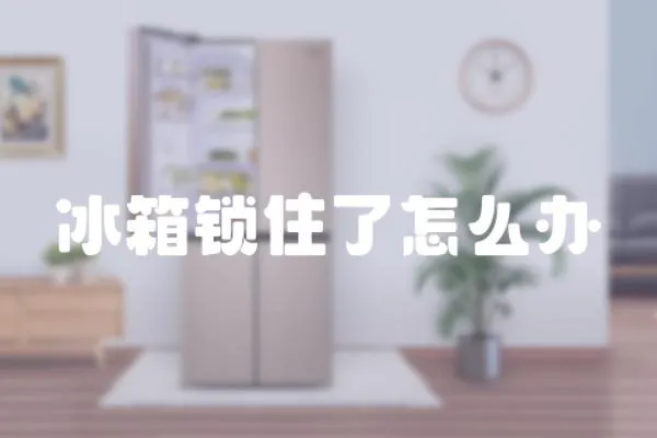 冰箱鎖住了怎么辦