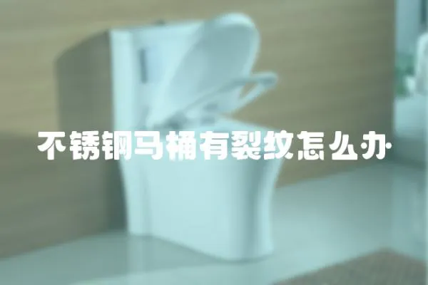不銹鋼馬桶有裂紋怎么辦