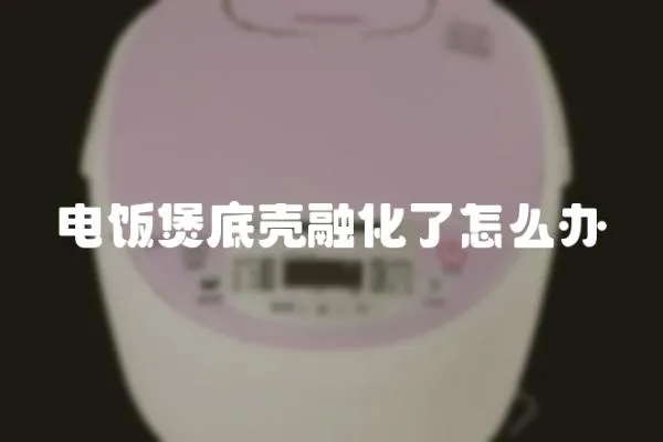 電飯煲底殼融化了怎么辦