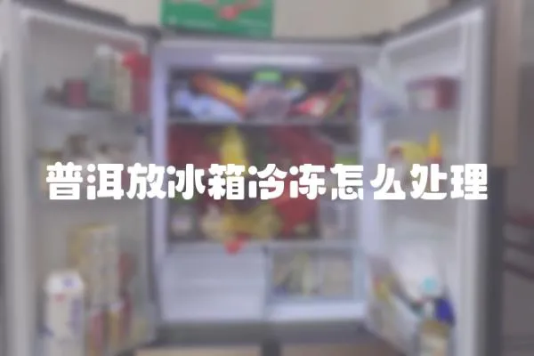 普洱放冰箱冷凍怎么處理