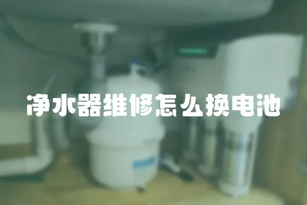 凈水器維修怎么換電池