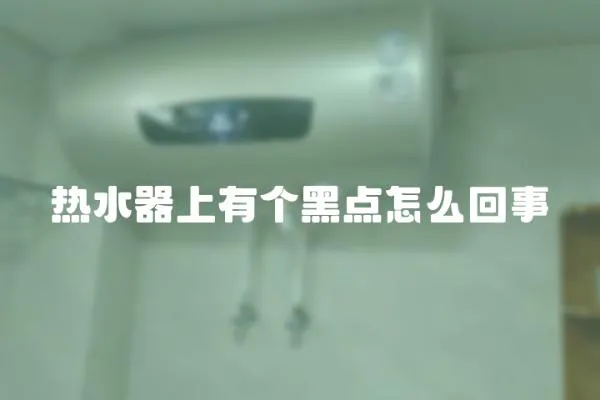 熱水器上有個黑點怎么回事