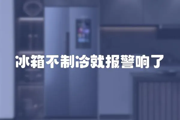 冰箱不制冷就報(bào)警響了