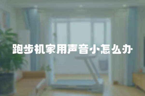 跑步機(jī)家用聲音小怎么辦