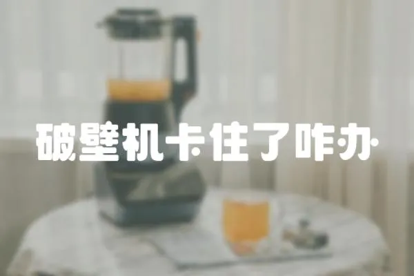 破壁機卡住了咋辦