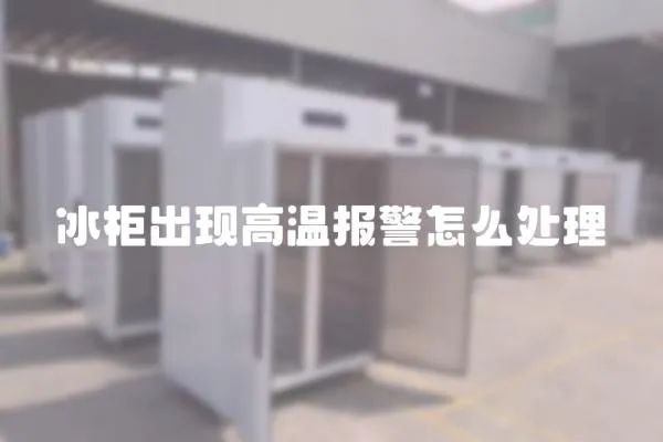 冰柜出現高溫報警怎么處理