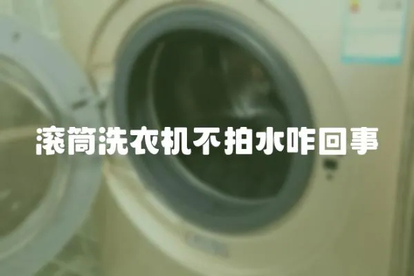 滾筒洗衣機不拍水咋回事